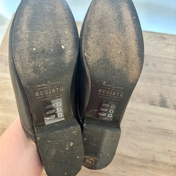 Women’s Bed Stu Brenda Black Leather Mules - Picture 9 of 9